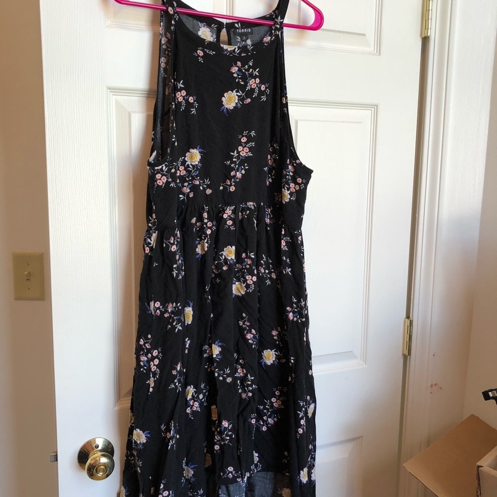 Hi-low Floral Torrid Dress